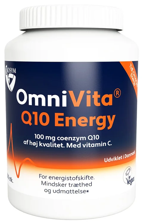 Biosym OmniVita Q10 Energy, 100 kapsler