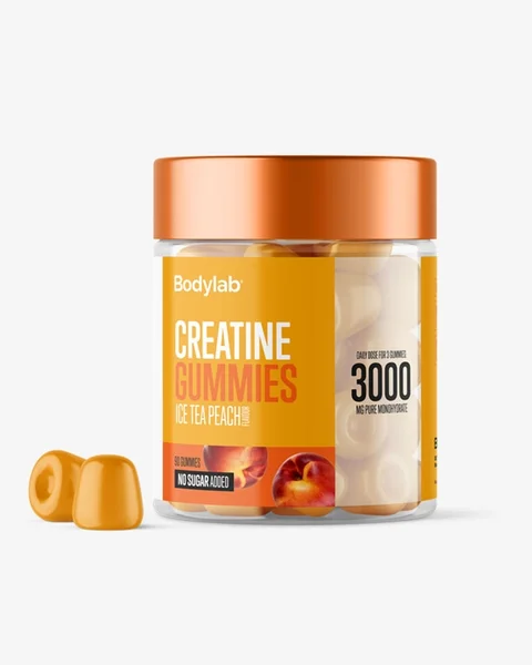 Bodylab Creatine Gummies Ice Tea Peach, 90 stk.