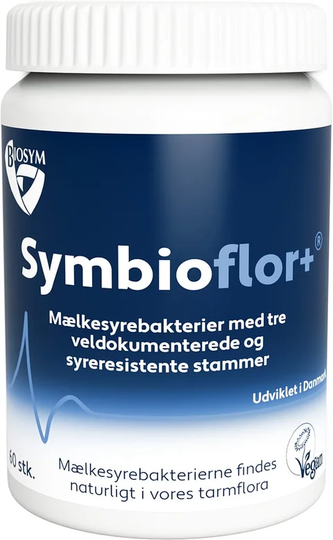 Biosym Symbioflor+, 60 kapsler