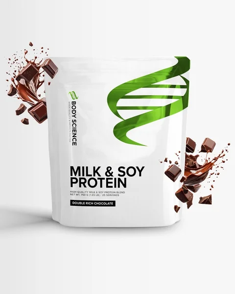 Body Science Milk & Soy Double Rich Chocolate, 750 g