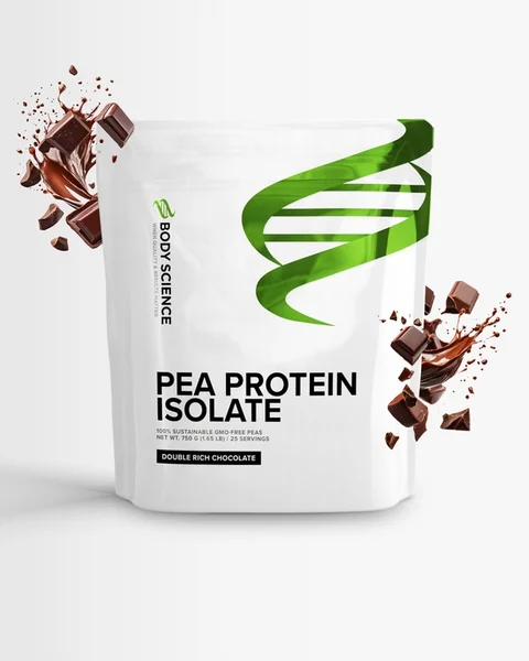 Body Science Pea Protein Isolate Double Rich Chocolate, 750 g