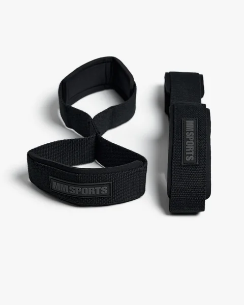 MM Sports Figure 8 Lifting Straps Black One Size