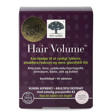 New Nordic Hair Volume, 90 tabletter